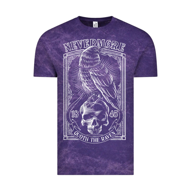 Edgar Allen Poe The Raven Nevermore T Shirt Vintage Tee by linhVisuals | Teevron