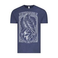 Vintage Denim edgar allen poe the raven nevermore t shirt Vintage Tee - linhVisuals