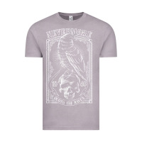 Vintage Zinc edgar allen poe the raven nevermore t shirt Vintage Tee - linhVisuals