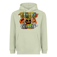 Matcha Spooky Vibes Heavyweight Hoodie - CowhideDigitalArt