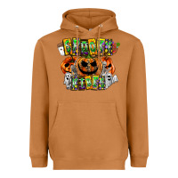 Meerkat Spooky Vibes Heavyweight Hoodie - CowhideDigitalArt