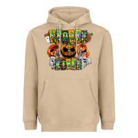 Mushroom Spooky Vibes Heavyweight Hoodie - CowhideDigitalArt