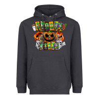 Smoke Spooky Vibes Heavyweight Hoodie - CowhideDigitalArt