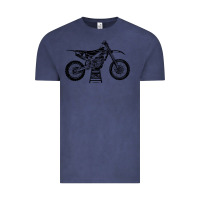 Vintage Denim YZ450F Eli Tomac Motorcycles Vintage Tee - linhVisuals
