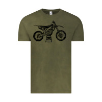 Vintage Olive YZ450F Eli Tomac Motorcycles Vintage Tee - linhVisuals