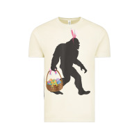 Vintage Arctic funny bigfoot easter design with easter basket and bigfoot t shirt Vintage Tee - linhVisuals