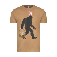 Vintage Camel funny bigfoot easter design with easter basket and bigfoot t shirt Vintage Tee - linhVisuals
