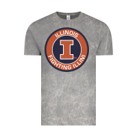 Cloud Rock illinois fighting illini Vintage Tee - linhVisuals