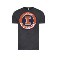 Vintage Black illinois fighting illini Vintage Tee - linhVisuals