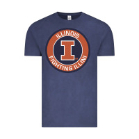 Vintage Denim illinois fighting illini Vintage Tee - linhVisuals