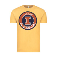 Vintage Mustard illinois fighting illini Vintage Tee - linhVisuals