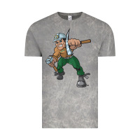 Cloud Rock montana technological university orediggers vectorized Vintage Tee - linhVisuals