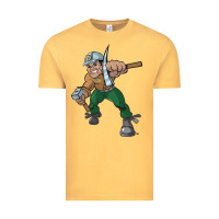Vintage Mustard montana technological university orediggers vectorized Vintage Tee - linhVisuals