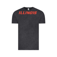 Vintage Black illinois fighting illini Vintage Tee - linhVisuals