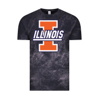 Cloud Black illinois fighting illini Vintage Tee - linhVisuals