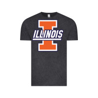 Vintage Black illinois fighting illini Vintage Tee - linhVisuals