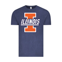 Vintage Denim illinois fighting illini Vintage Tee - linhVisuals
