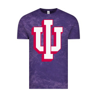 Cloud Purple indiana hoosiers Vintage Tee - linhVisuals