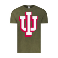 Vintage Olive indiana hoosiers Vintage Tee - linhVisuals