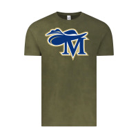 Vintage Olive montreat college cavaliers vectorized Vintage Tee - linhVisuals