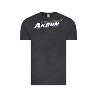 Vintage Black akron university Vintage Tee - linhVisuals