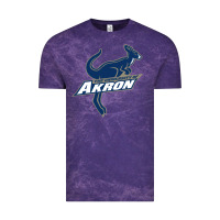 Cloud Purple university of akron Vintage Tee - linhVisuals