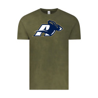 Vintage Olive akron university zips Vintage Tee - linhVisuals