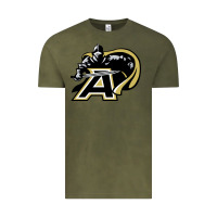 Vintage Olive army black knights Vintage Tee - linhVisuals