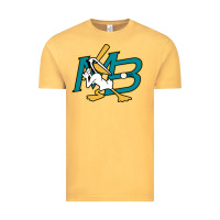 Vintage Mustard the myrtle beach pelicans baseball Vintage Tee - linhVisuals
