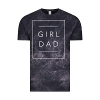 Cloud Black father of girls tee, proud new girl dad t shirt Vintage Tee - linhVisuals
