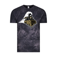Cloud Black purdue boilermakers Vintage Tee - linhVisuals
