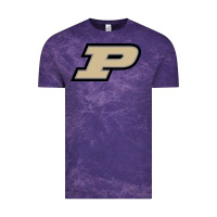 Cloud Purple purdue boilermakers Vintage Tee - linhVisuals