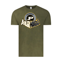 Vintage Olive purdue boilermakers Vintage Tee - linhVisuals