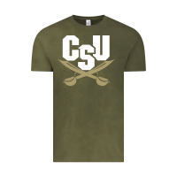 Vintage Olive charleston southern buccaneers Vintage Tee - linhVisuals