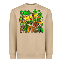 Mushroom St. Patrick's too cute to pinch Heavyweight Sweatshirt - OliviaCreatesArt