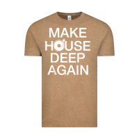 Vintage Coffee make house deep again house music turntable t shirt Vintage Tee - linhVisuals