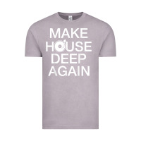 Vintage Zinc make house deep again house music turntable t shirt Vintage Tee - linhVisuals