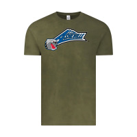Vintage Olive unc asheville bulldogs Vintage Tee - linhVisuals