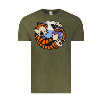 Vintage Olive calvin Vintage Tee - linhVisuals
