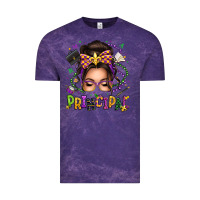 Cloud Purple mardi gras principal caucasian messy bun Vintage Tee - texasbilliewilder
