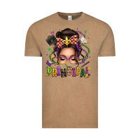 Vintage Coffee mardi gras principal caucasian messy bun Vintage Tee - texasbilliewilder