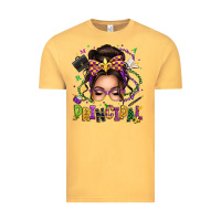 Vintage Mustard mardi gras principal caucasian messy bun Vintage Tee - texasbilliewilder