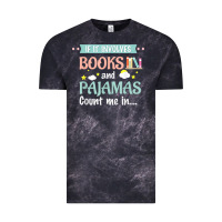 Cloud Black if it involves books and pajamas book lover gift tee t shirt Vintage Tee - linhVisuals
