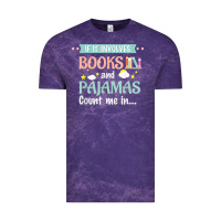 Cloud Purple if it involves books and pajamas book lover gift tee t shirt Vintage Tee - linhVisuals