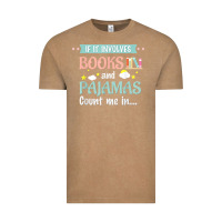 Vintage Coffee if it involves books and pajamas book lover gift tee t shirt Vintage Tee - linhVisuals