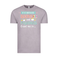 Vintage Zinc if it involves books and pajamas book lover gift tee t shirt Vintage Tee - linhVisuals