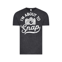 Vintage Black i'm about to snap photography photographer camera men women t shirt Vintage Tee - linhVisuals