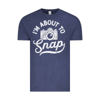 Vintage Denim i'm about to snap photography photographer camera men women t shirt Vintage Tee - linhVisuals