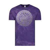 Cloud Purple ireland celtic knotwork design ornament wolf original celtic pullover Vintage Tee - linhVisuals