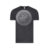 Vintage Black ireland celtic knotwork design ornament wolf original celtic pullover Vintage Tee - linhVisuals
